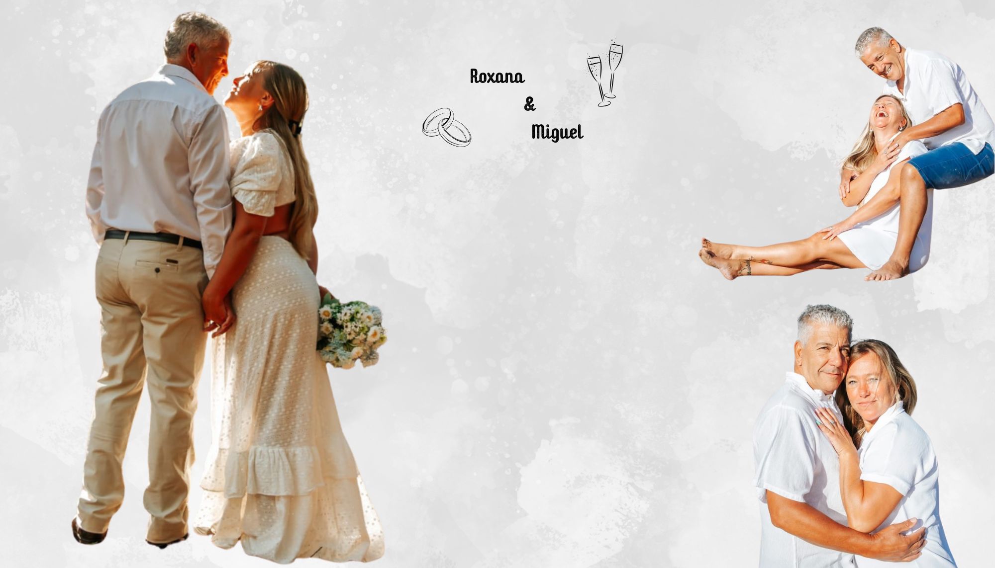 Imagen de los novios